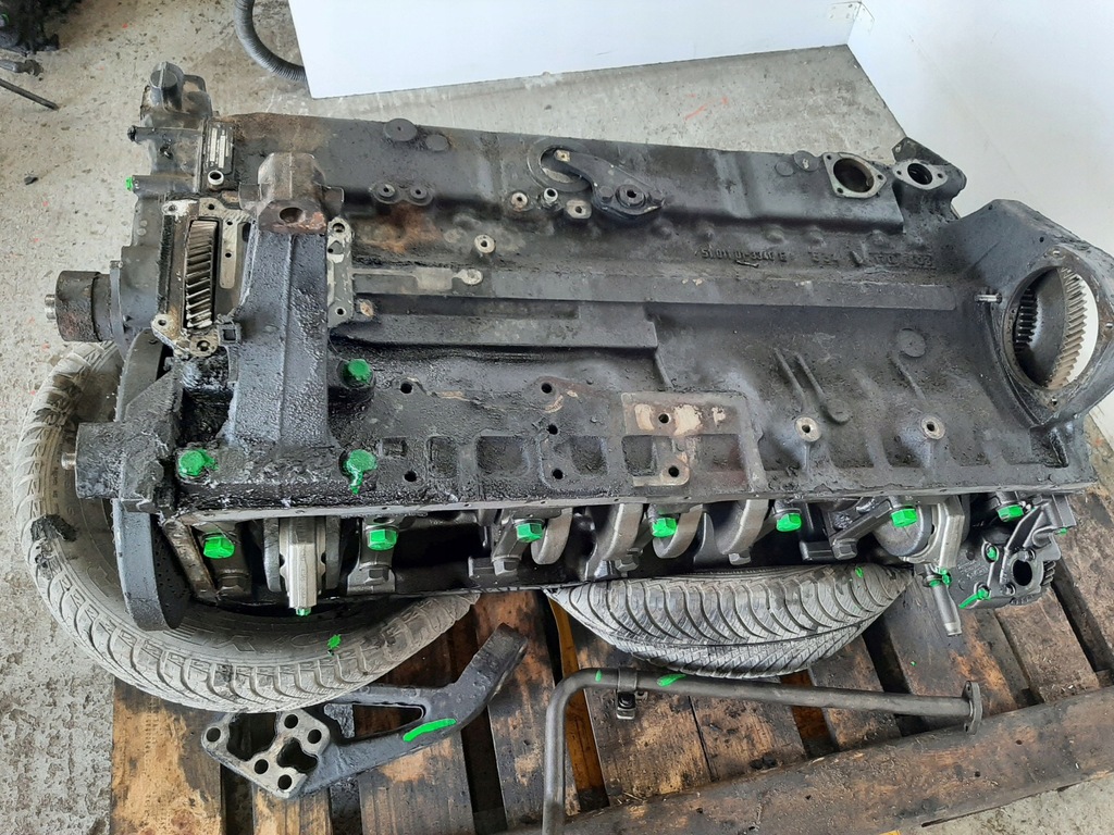 фото №9, Man tga 26.360 euro 3 03r блок двигуна вали поршні d2866 lf27 51011013340