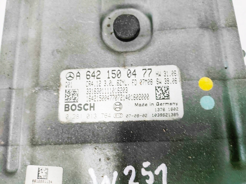 фото №2, Mercedes r w251 07r бортовой компьютер двигателя 3,0 cdi