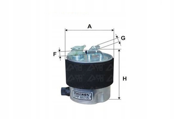 фото №1, Фильтр топлива filtron pp 859