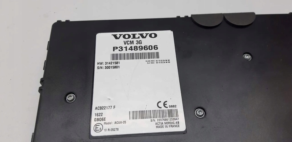 фото №5, Модуль vcm p31489606 volvo s90 2.0 дизель 2016r sedan