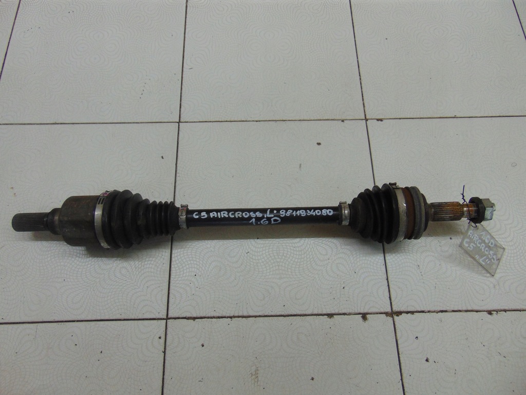 фото №1, Привідний вал ліва citroen c5 aircross 1.6d