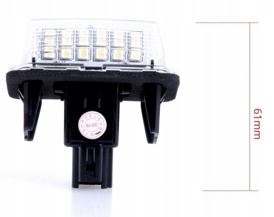 фото №7, Einparts фонари номерного знака led toyota yaris 2007-...