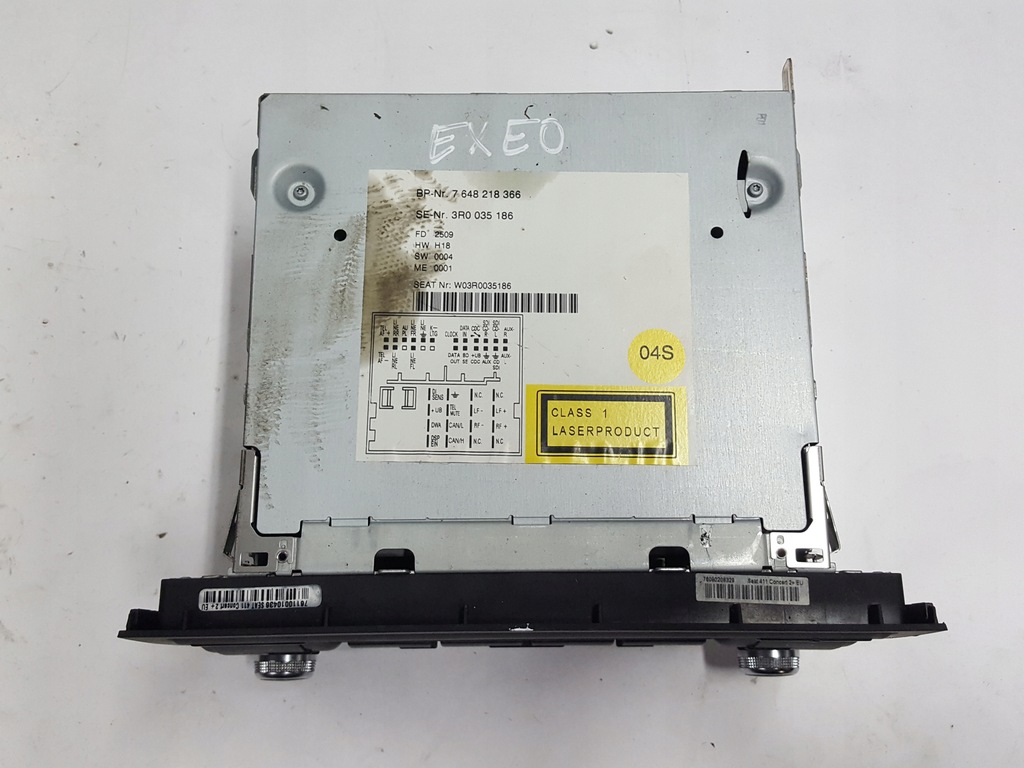 фото №2, Seat exeo 09-13r радио cd радиопроигрыватель 3r0035186