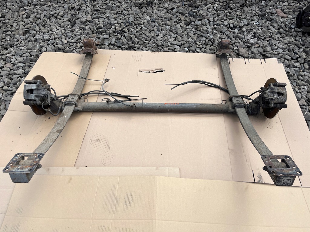 фото №3, Балка задняя задняя renault master opel movano 2003-2010 рессоры