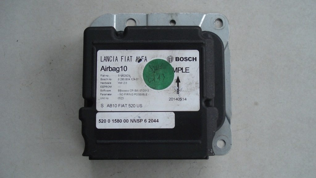 фото №1, Датчик подушка безпеки 51952929 jeep renegade