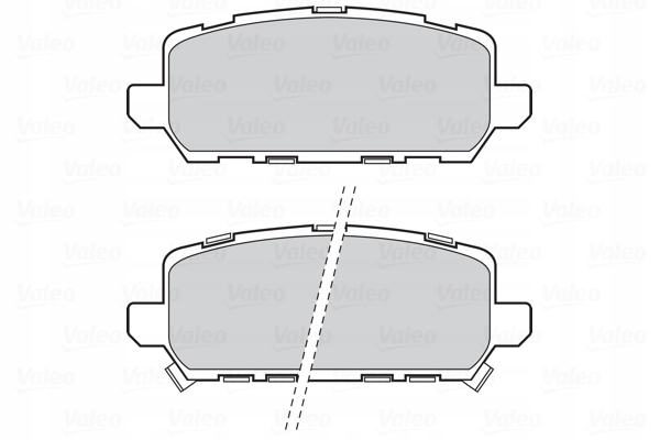 Valeo тормозные колодки тормозные задний honda hr-v 15- Доставка