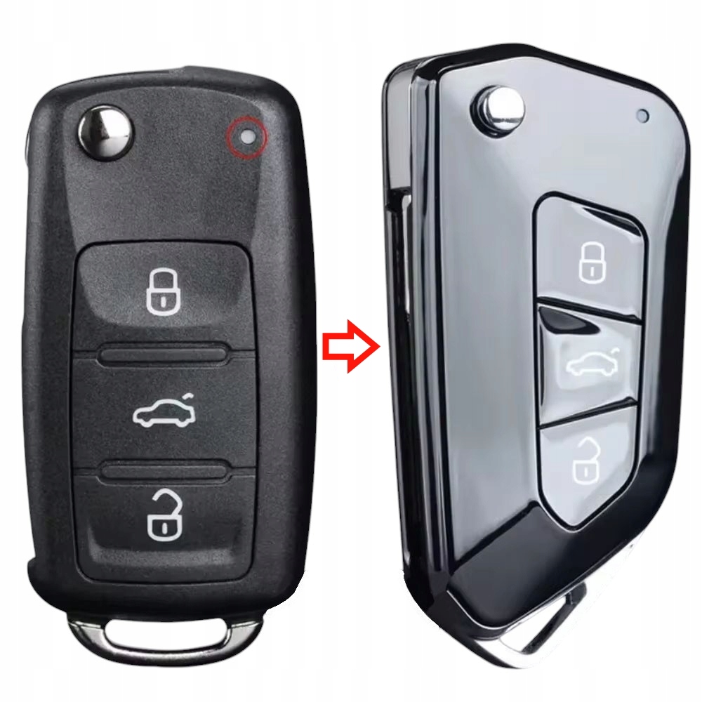 фото №1, Корпус ключа пульта skoda citigo fabia octavia superb ii rapid yeri