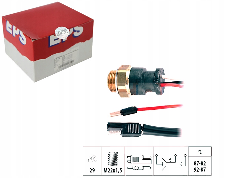 фото №1, Eps 1.850.601 переключатель термический, вентилятор радиатора