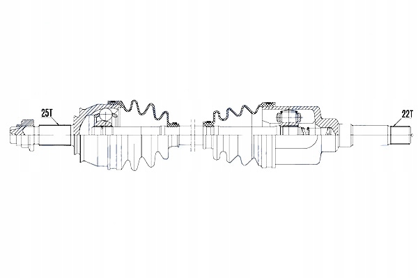 фото №11, Приводной вал приводная citroen nemo 1.4hdi 09- peugeot bipper 1.4hdi 08-