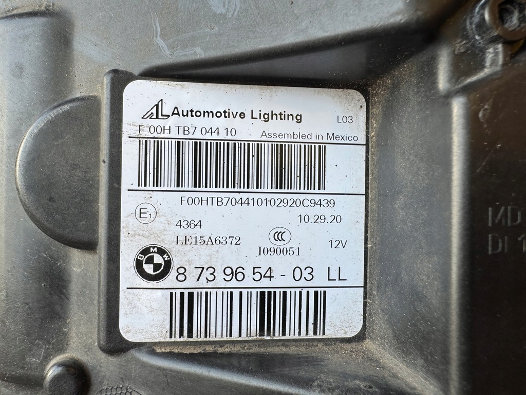 фото №16, Bmw x3 g01 x4 g02 full led адаптивный led лампа передняя правая 8739654-03