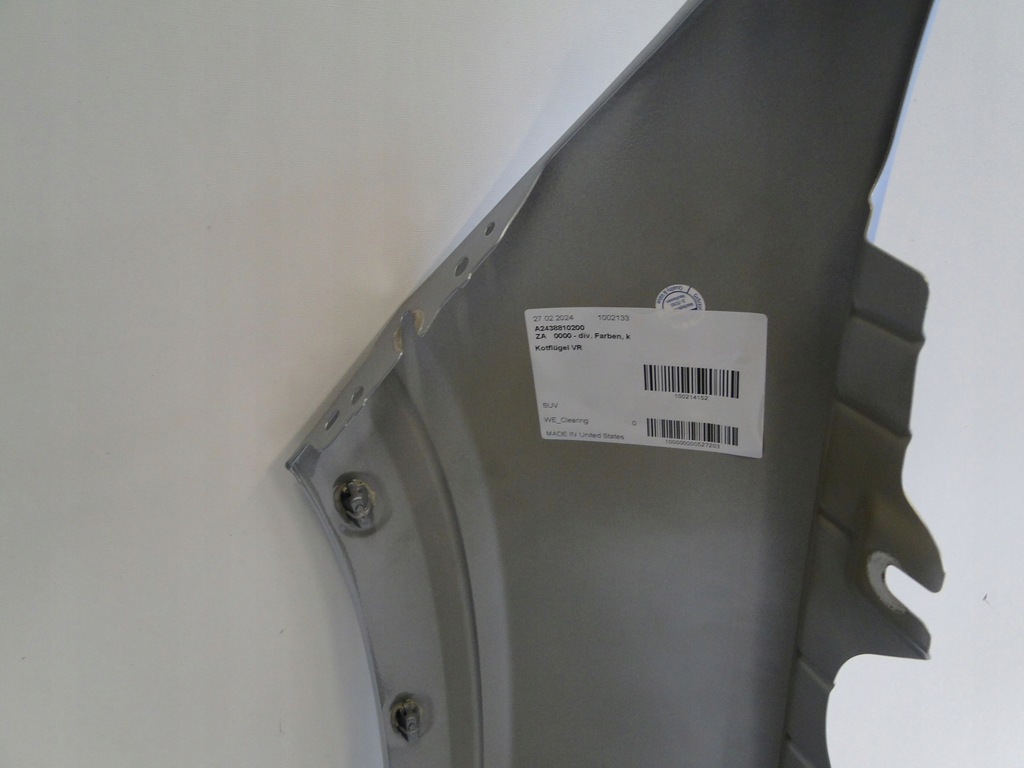 фото №11, Mercedes крила передній правий перед a2438810200 eqb x243 243 922