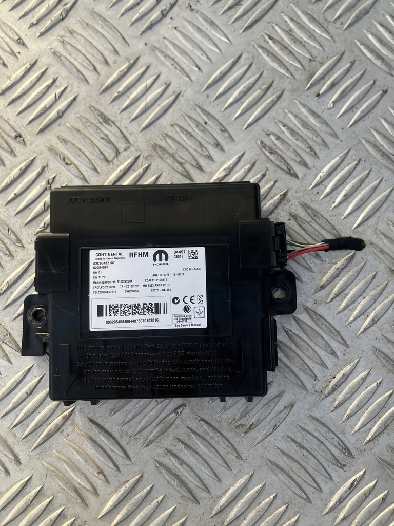 фото №1, Модуль давления шин 52054084 jeep renegade 14-