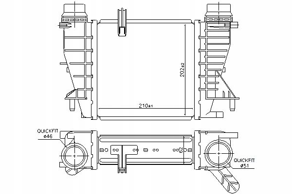 Nissens интеркулер renault clio grandtour 1.5 dci Цена