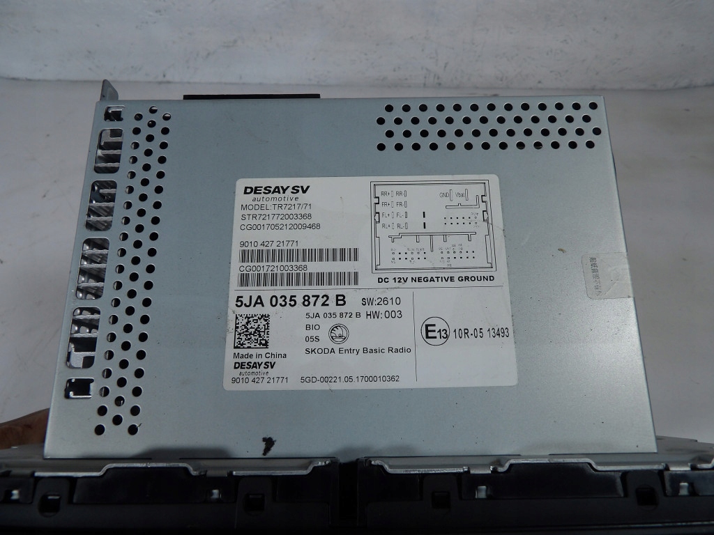 фото №2, Skoda rapid радіо 5ja035872b