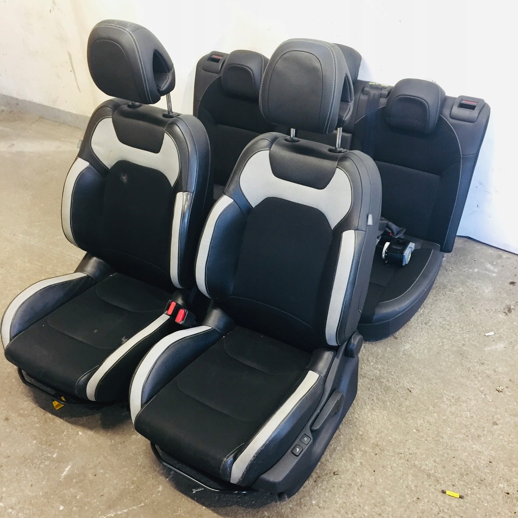 фото №1, Сиденья заднее сиденье ремни полукожа массаж citroen ds4