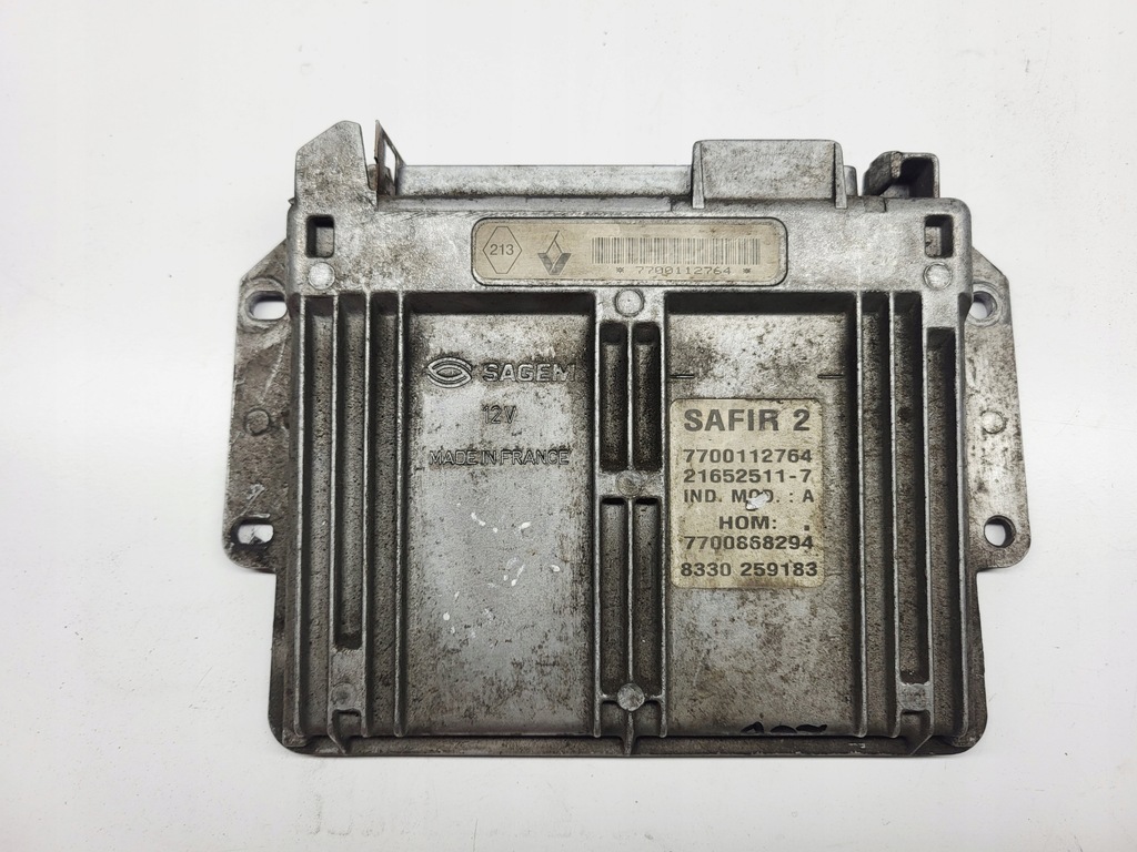 фото №1, Бортовой компьютер блок управления двигателя renault clio ii 1.2b 7700112764