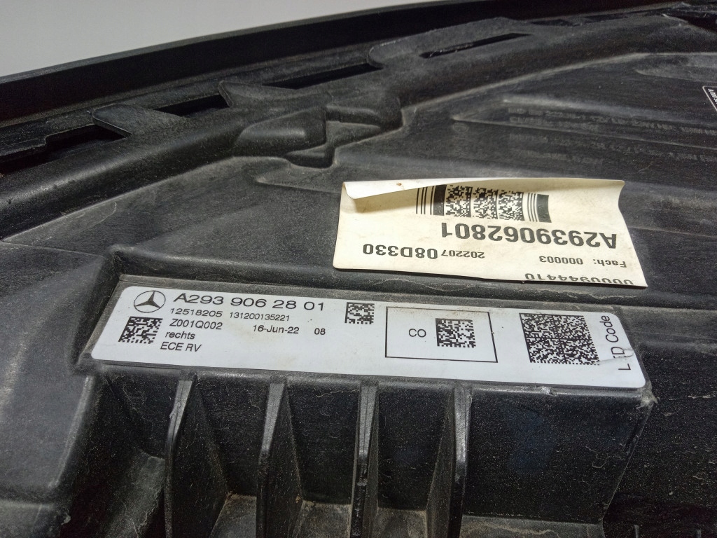 фото №7, Mercedes eqc w293 19-23 фара правий full led eu a2939062801