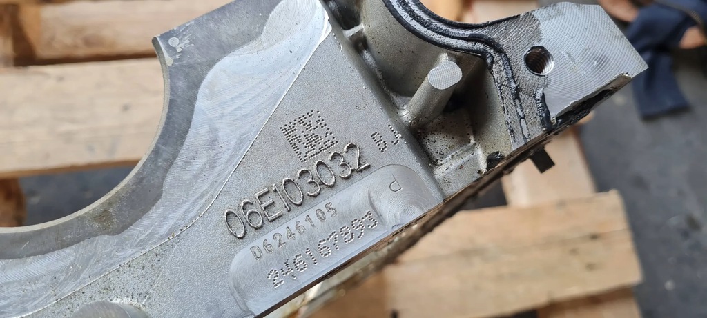 фото №9, A6 c7 4g lift основание вала блок 3.0 tfsi 06e103032bj a7 4g