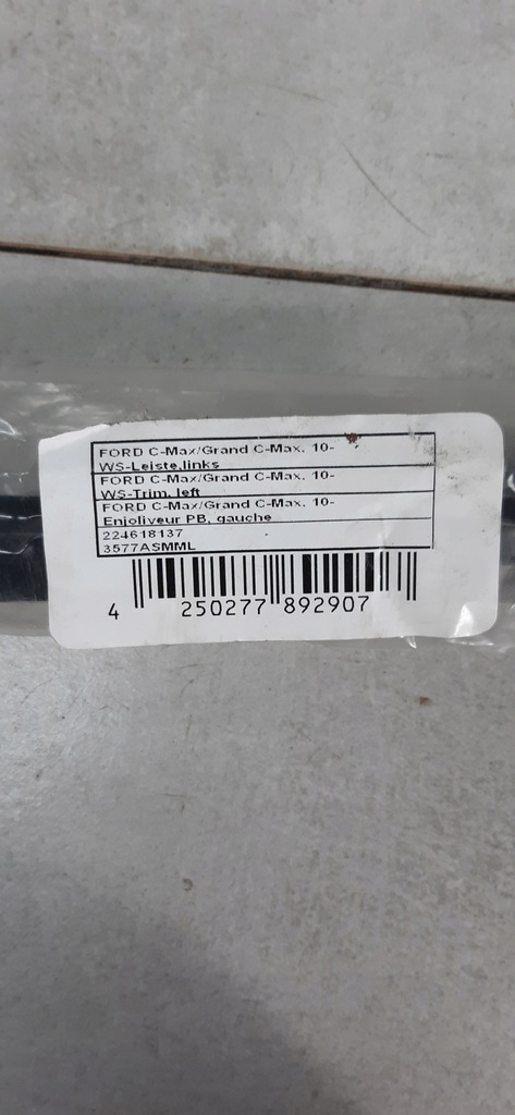 фото №5, Ford c-max grand cmax 10- уплотнители стекло лобовое 3577asmml 3577asmmr