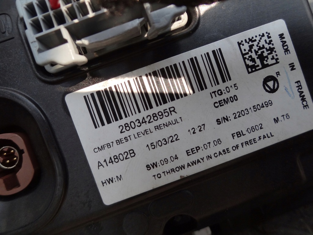 фото №6, Renault arkana 2022 навигация дисплей радио 259154610r europa оригинал