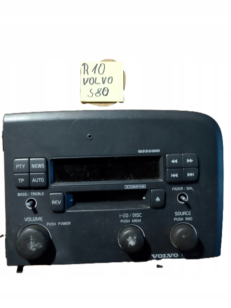 фото №1, Volvo s80 9496562-1 радіопрогравач касетний hu-401