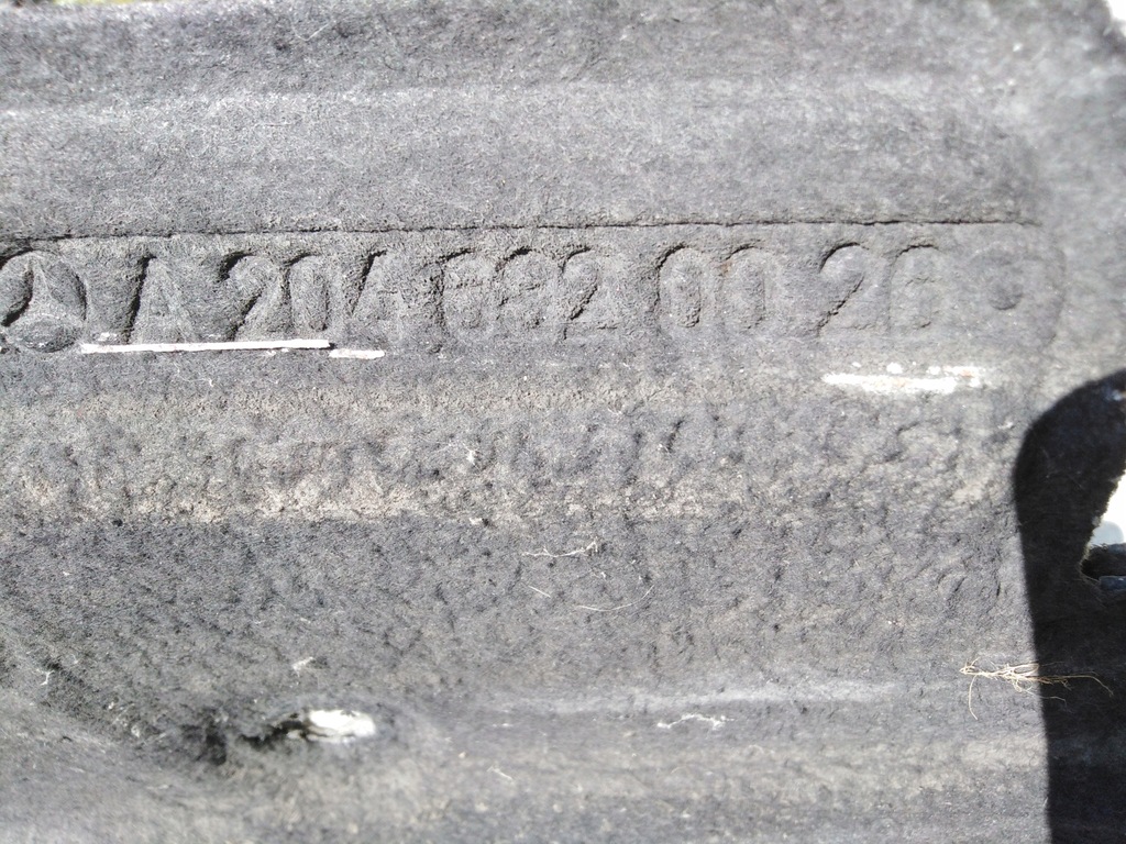 фото №8, Mercedes c w204 2,2 cdi кронштейн шумоізоляція капот кліпси