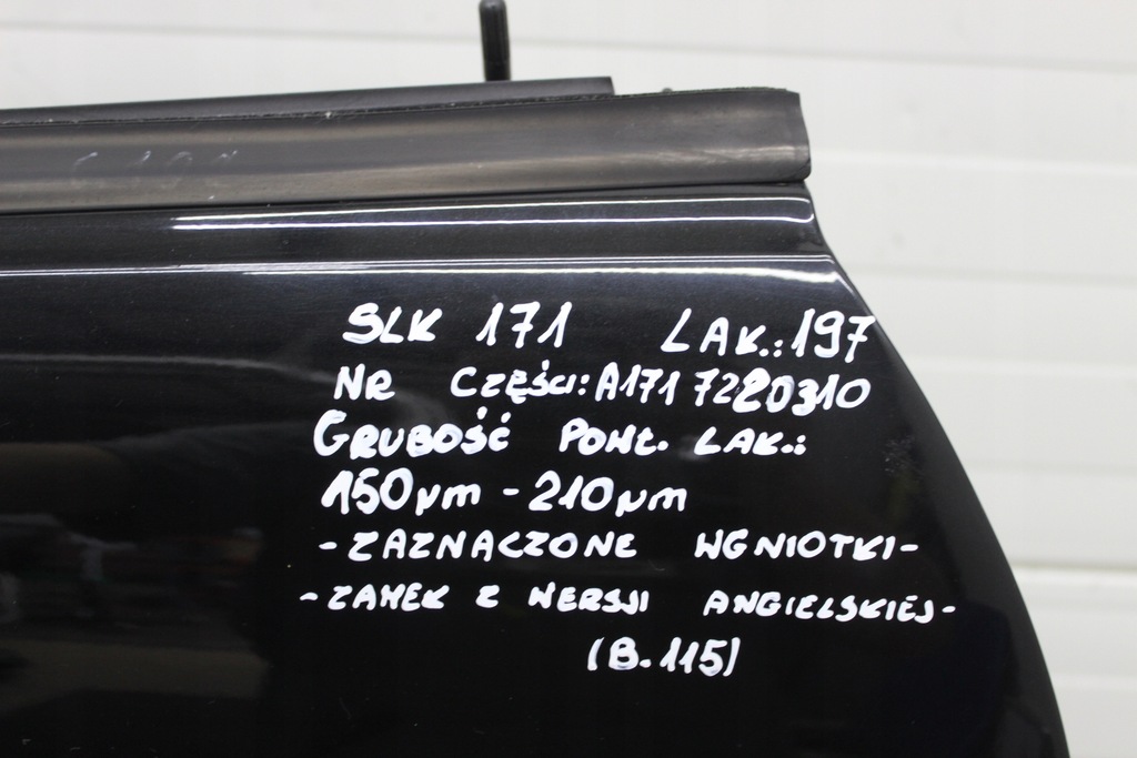 фото №3, Mercedes slk r171 w171 двері ліва 197