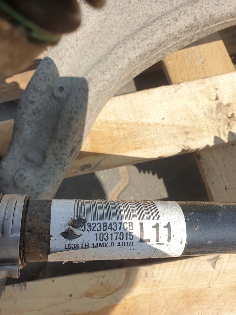 фото №6, Range rover evoque l538 поворотний кулак лівий перед привідний вал gj32-3b437-cb важіль