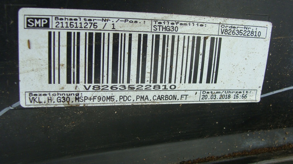 фото №15, Bmw 5 g30 m-pakiet sedan бампер задний бампер задняя 51128064711