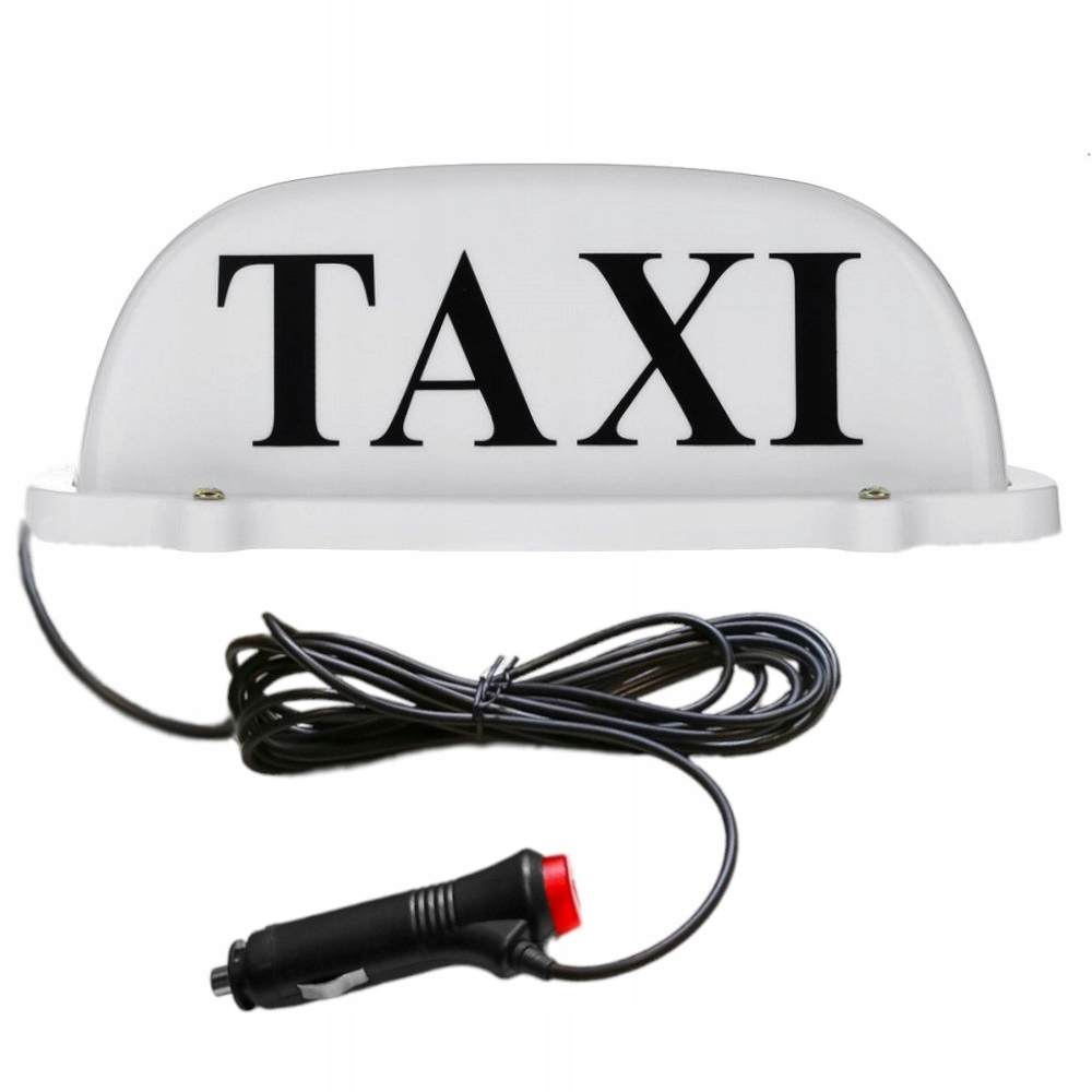 фото №1, Taxi лампа led білий kogut з napisem gapa з штекер прикурювача магніт