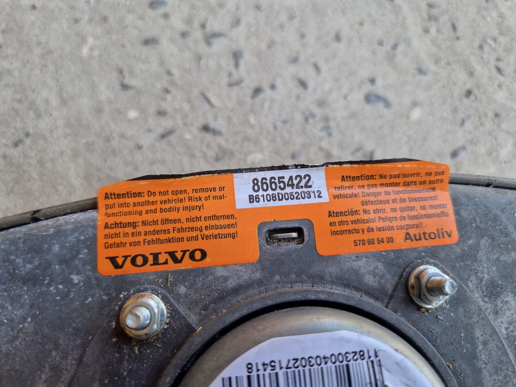 фото №8, Подушка водителя volvo xc90 i 8665422