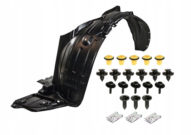 фото №1, Подкрылок nissan note 2006- перед левая + клипсы