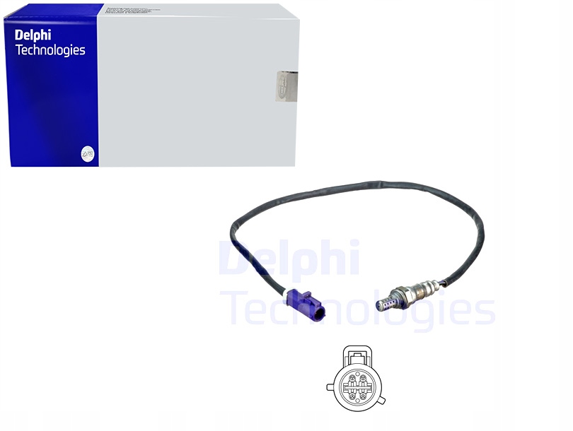 фото №1, Датчик лямбда-зонд delphi es20508-12b1 ford fiesta maverick 00- delphi