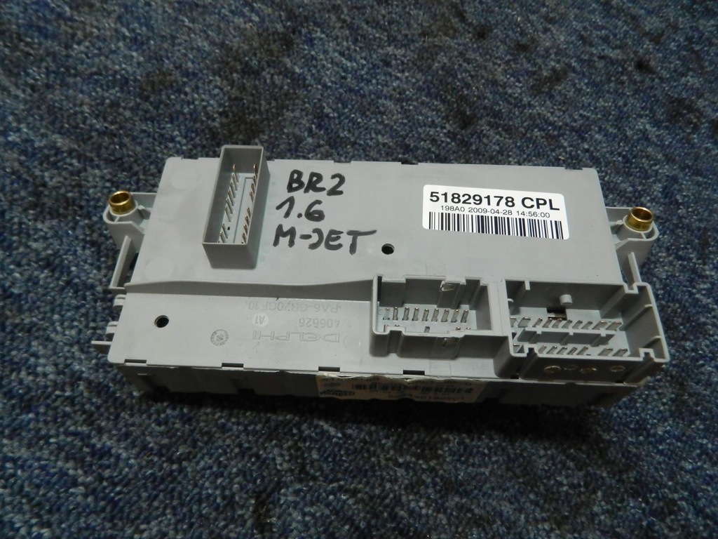 фото №9, Бортовой компьютер замок зажигания bsi fiat bravo 2 1.6 16v m-jet