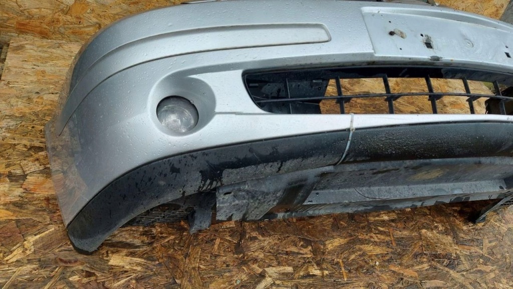 Бампер передній перед renault laguna 2 ii lift омивачі ксенон сріблястий Недорого