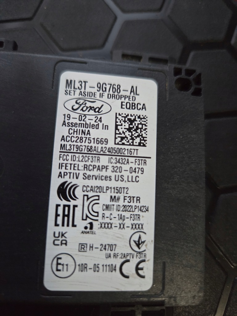 фото №1, Ford mustang mach-e ranger kuga mk3 радар датчик distronic ml3t-9g768-al