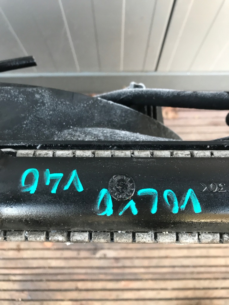 фото №6, Радіатор вентилятор комплект volvo v40 1.8 16v