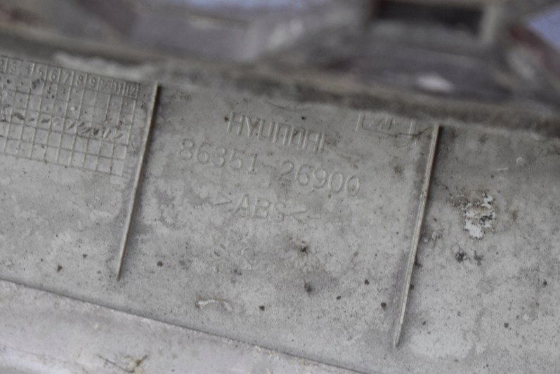 фото №15, Решётка радиатора решётка радиатора серая 86351-26900 hyundai santa fe 1 i 00-06