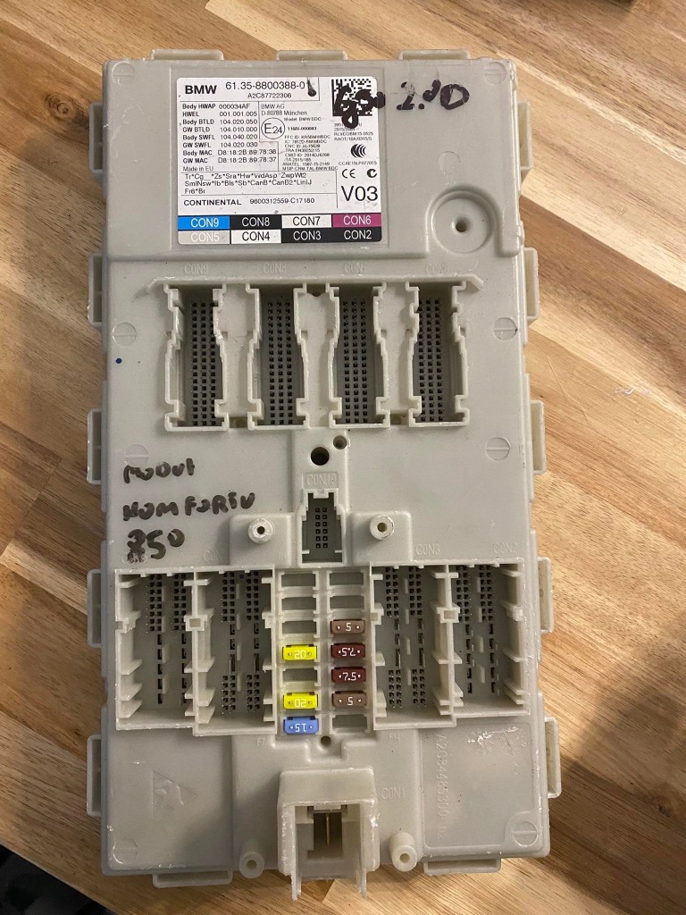 фото №1, Bmw g11 g30 модуль комфорту bdc 8800388