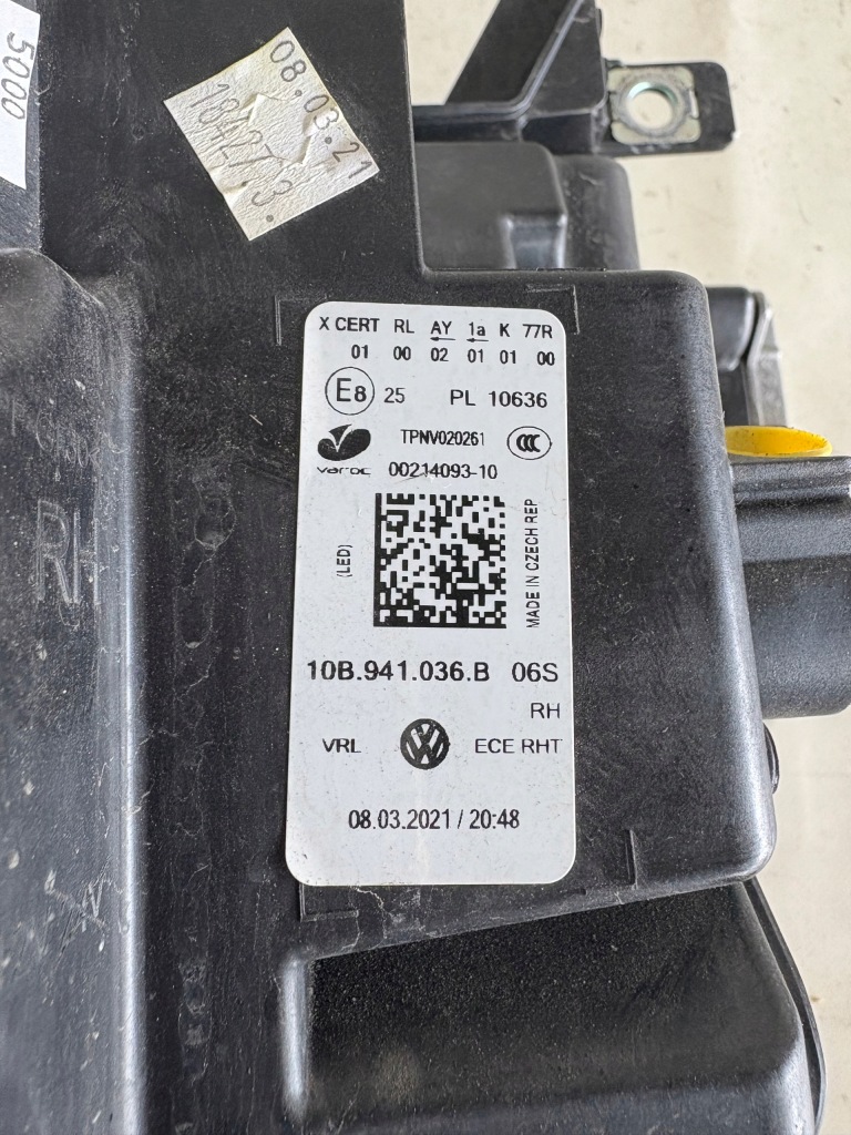 фото №12, Vw id.3 id3 лампа перед передня права full led 10b941036b