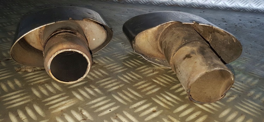 фото №8, Jaguar xf x250 lift 3.0 sc гаситель конечный наконечник хром глушителя комплект