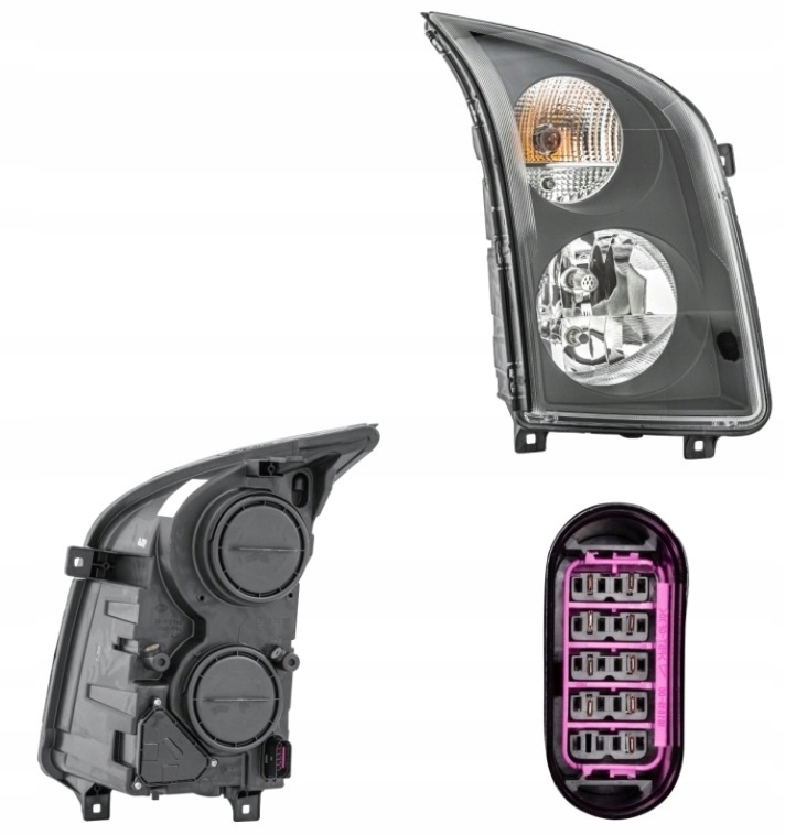 фото №1, Фара лампа правий vw crafter 05-13 hella