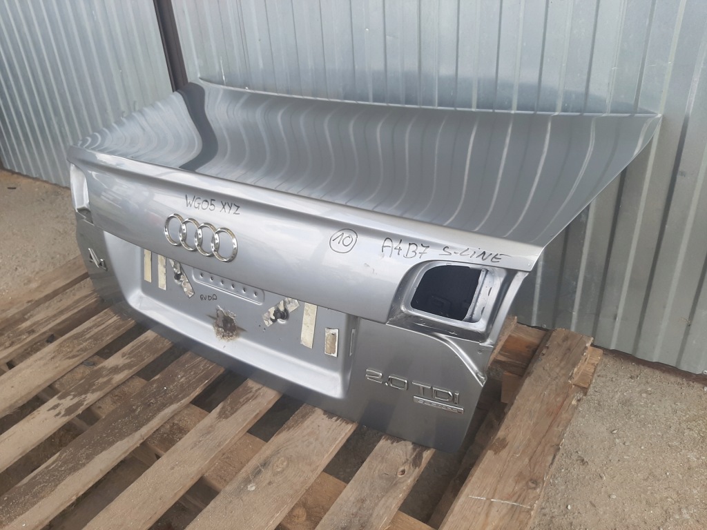 Купить Крышка багажника багажника задний audi a4 b7 седан s-line цвет ly7g оригинал