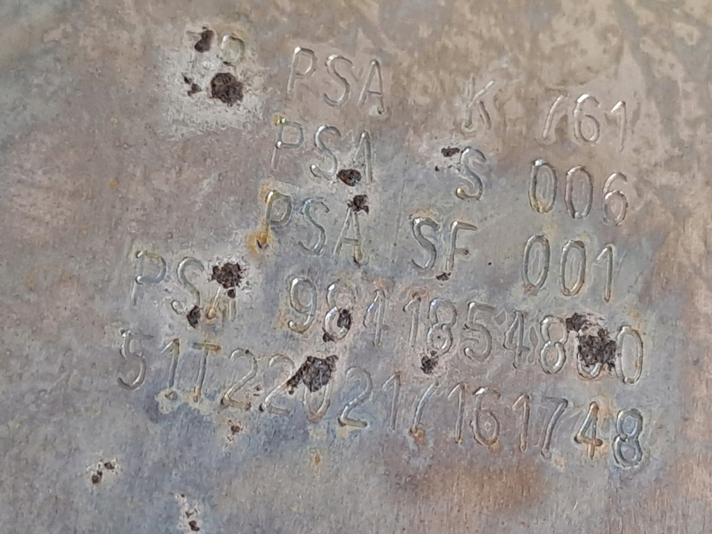 фото №13, Фильтр частиц твердых dpf катализатор 1.5 blue hdi toyota proace city 22r