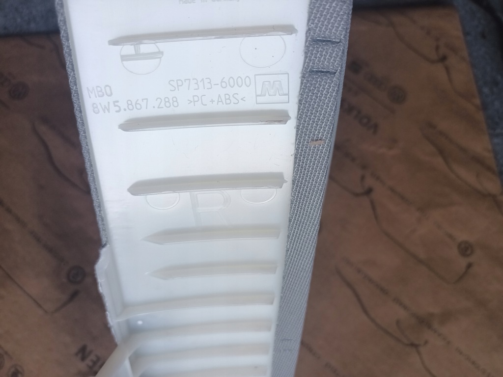 фото №6, Audi a4 b9 sedan защита обивка обшивка стойка c góra 8w5867288 72km