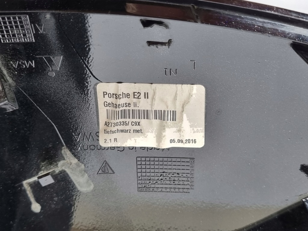 фото №6, Ліва накладка дзеркало porsche cayenne ii