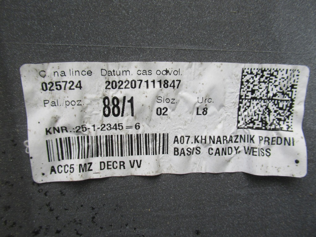 фото №14, Skoda fabia 6va 4 iv 21- бампер перед белый 6va807221