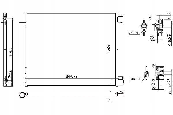 фото №2, Конденсатор кондиционера renault grand scenic iv kangoo #petrolhead pro+ kit9