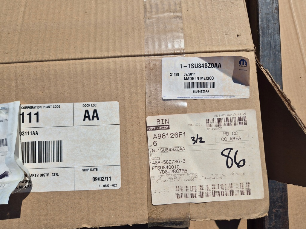 фото №9, Dodge journey решітка радіатора. новий оригінал. fiat freemont