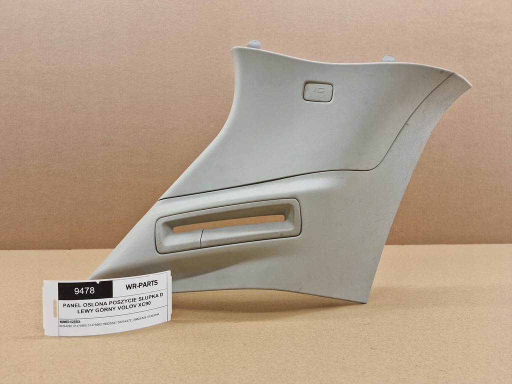 фото №1, Панель захист обшивка стійка d лівий верхній xc90 ii